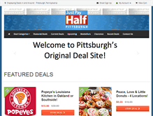 Tablet Screenshot of justpayhalfpittsburgh.com